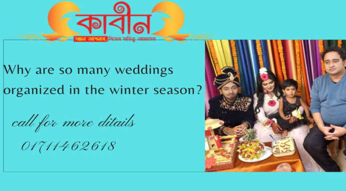 Why are so many weddings organized in the winter season? Why are so many weddings organized in the winter season?