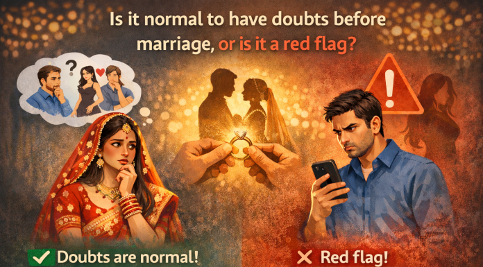 বিয়ের আগে সন্দেহ করা কি স্বাভাবিক, নাকি রেড ফ্ল্যাগ? বিয়ের আগে সন্দেহ করা কি স্বাভাবিক, নাকি রেড ফ্ল্যাগ?