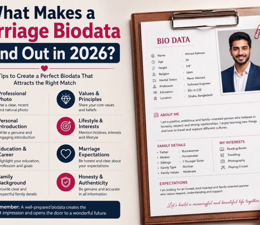 What Makes a Marriage Biodata Stand Out in 2026? What Makes a Marriage Biodata Stand Out in 2026?