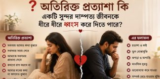 অতিরিক্ত প্রত্যাশা কি একটি সুন্দর দাম্পত্য জীবনকে ধীরে ধীরে ধ্বংস করে দিতে পারে?